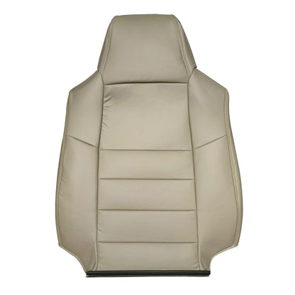 Driver Top Lean Back Leather Replacement Seat Cover For 2002-07 Ford F250 F350