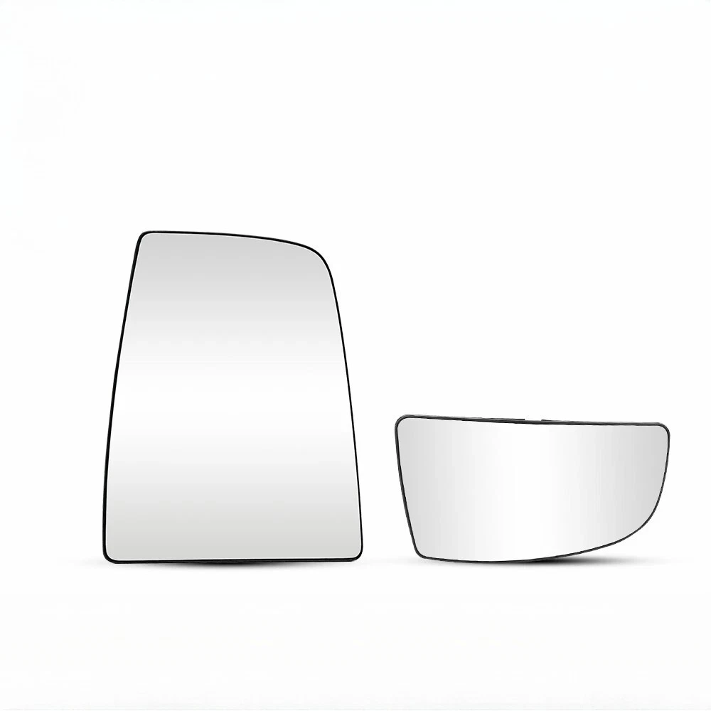 Mirror Glass Upper&Lower Passenger Side Right RH For Ford Transit-150 2018 XL