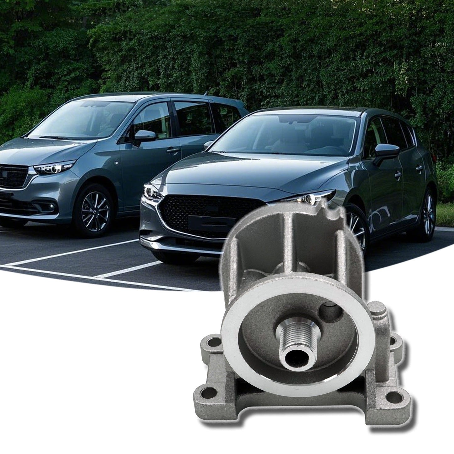For Mazda 3 5 CX-7 2.5L 2010-2014 Engine Oil Filter Adapter Oil Filter Housing