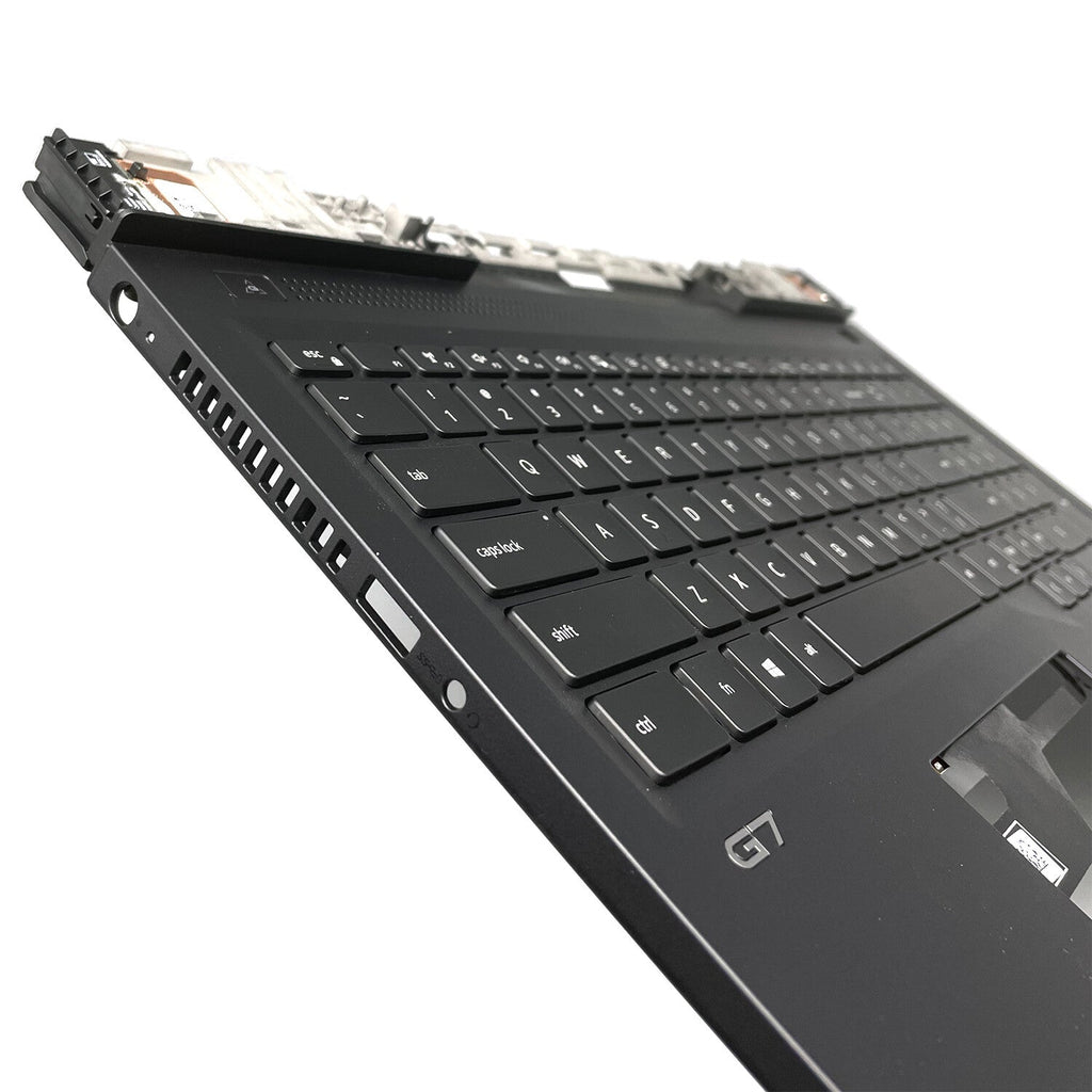 For Dell 17 G7 7700 0RC7PR RC7PR US Palmrest Upper Case w/Backlit Keyboard Black