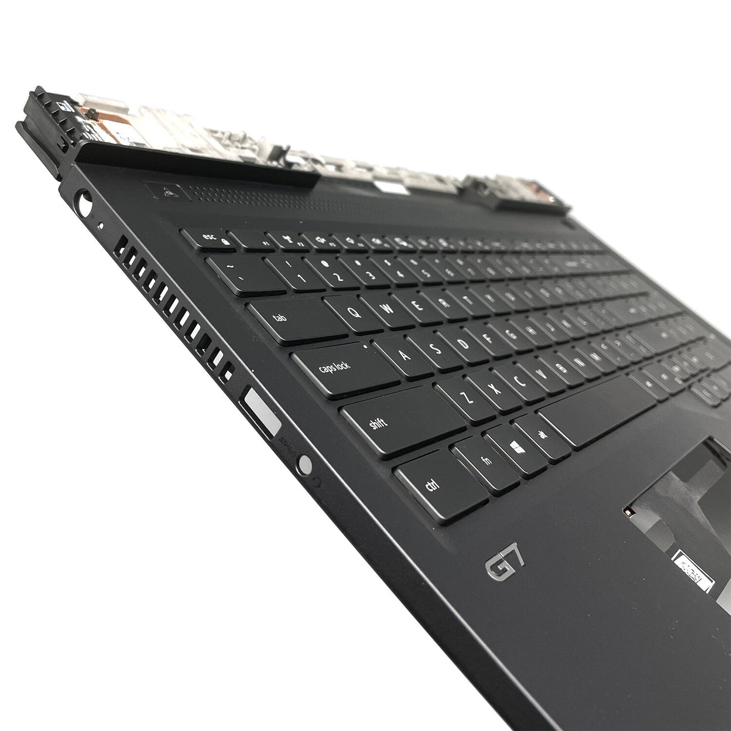 For Dell 17 G7 7700 0RC7PR RC7PR US Palmrest Upper Case w/Backlit Keyboard Black