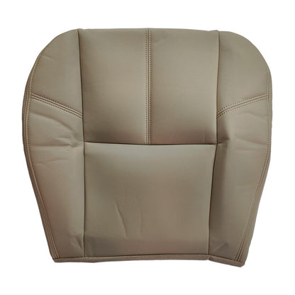 Driver Bottom Leather Seat Cover Tan For 2007 2008 - 2012 Chevy Silverado