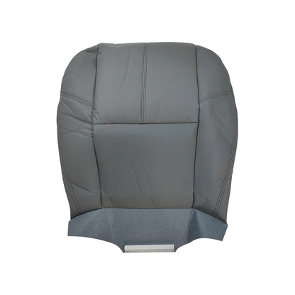 Driver Side Bottom Leather Seat Cover Gray For 2007-2014 Chevy Tahoe Silverado
