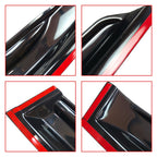 FOR 2021-2025 LEXUS IS300 IS350 PREMIUM BLACK TRIM WINDOW VISOR RAIN GUARD US