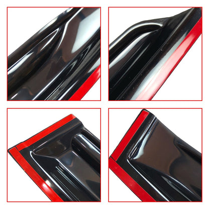 FOR 2021-2025 LEXUS IS300 IS350 PREMIUM BLACK TRIM WINDOW VISOR RAIN GUARD US