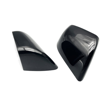 2X Left And Right Rear View Side Mirror Cover Skull Cap Black for Tesla Model y