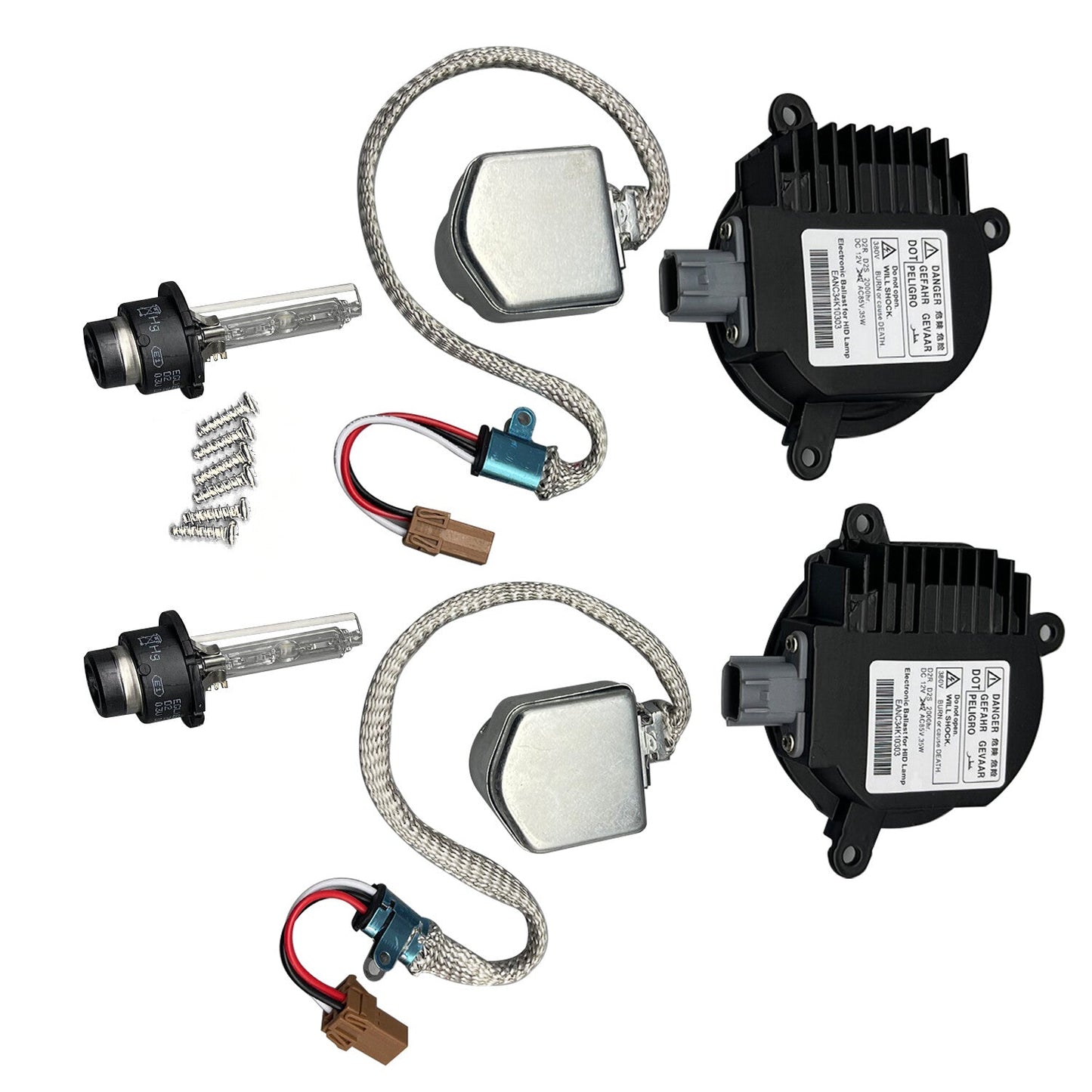 2x New For 09-20 Nissan 370Z Xenon Ballast Igniter & HID D2S Bulb Kit Computer