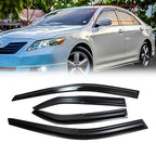 Window Visors Rain Guards For 2012-2017 Toyota Camry 3D Wavy M Style Ş