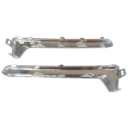 Left&Right Front Fog Light Cover Trim Chrome For 2017 2018 Subaru Forester