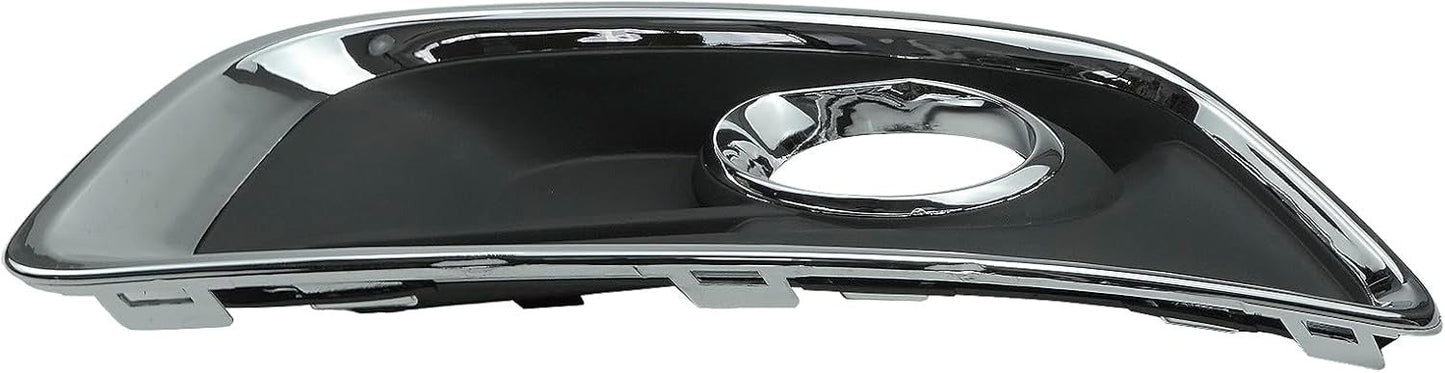 Fog Lamp Hood Left Fog Lamp Bezel Black Set For 13-16 Chevrolet Malibu GM1038136
