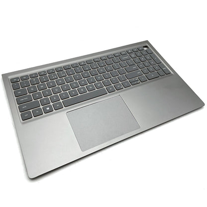 For Dell Inspiron 15Pro 5510 5515 Palmrest Backlit Keyboard Touchpad 06P0TG Gray