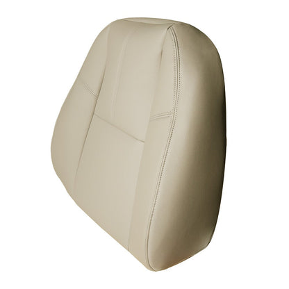 Driver Bottom & Top leather seat cover Light Tan For 2007-2014 Chevy Silverado