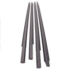 4Pcs New Outer Belt Weatherstrip For 2009-2021 Ram 1500 2500 3500 4500 5500 USA