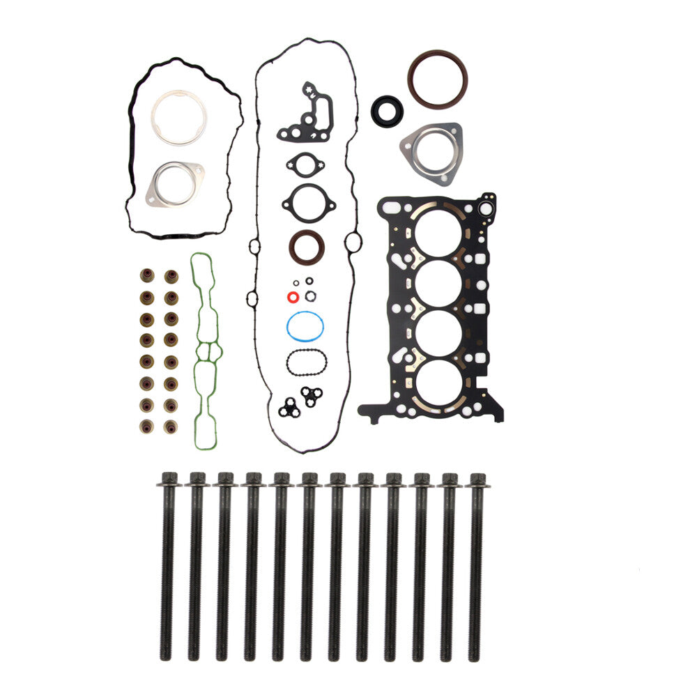 Head Gasket Bolts Set Fit For 2016-2019 Chevrolet Cruze 1.4L 1.5L L4 DOHC 16V