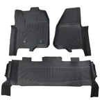 Floor Mats  All Weather For 2012-16 Ford F-250/F-350/F-450 SuperCrew Cab Liners