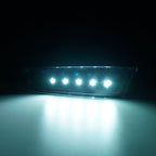 Gray Cover Side Marker Lights Lamps LED Pair for 2003-2007 for INFINITI G35