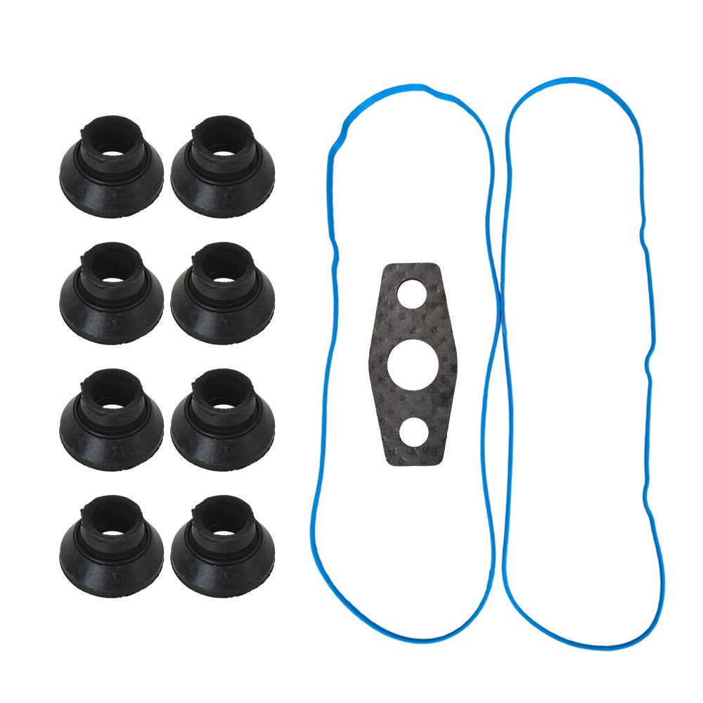 For Chevy GMC 4.8/5.3/6.0/6.2/7.0L Valve Cover Graphite Gasket Set Grommets Kit