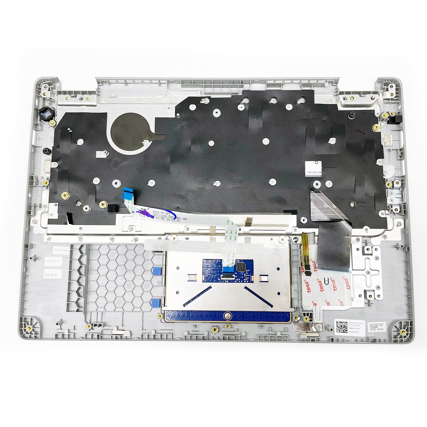 New For Dell Latitude 3310 2-in-1 Palmrest Keyboard Touchpad 0RDX31 RDX31 Silver