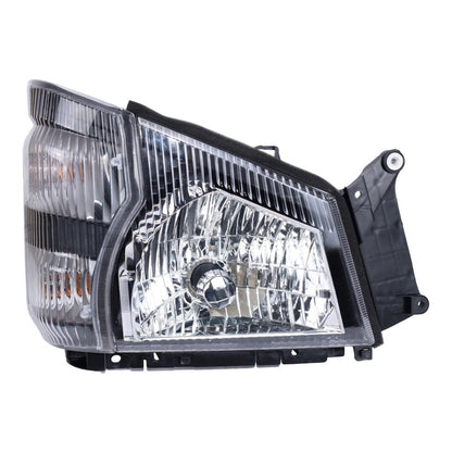 Headlights+Corner Lights Set 4PCS For 2004-2007 Isuzu NPR NQR 05-07 GMC W-4500