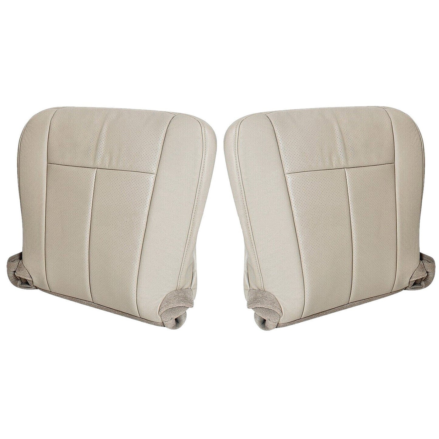 Driver Passenger Leather Bottom Seat Cover Tan for Ford Expedition 2007 2014