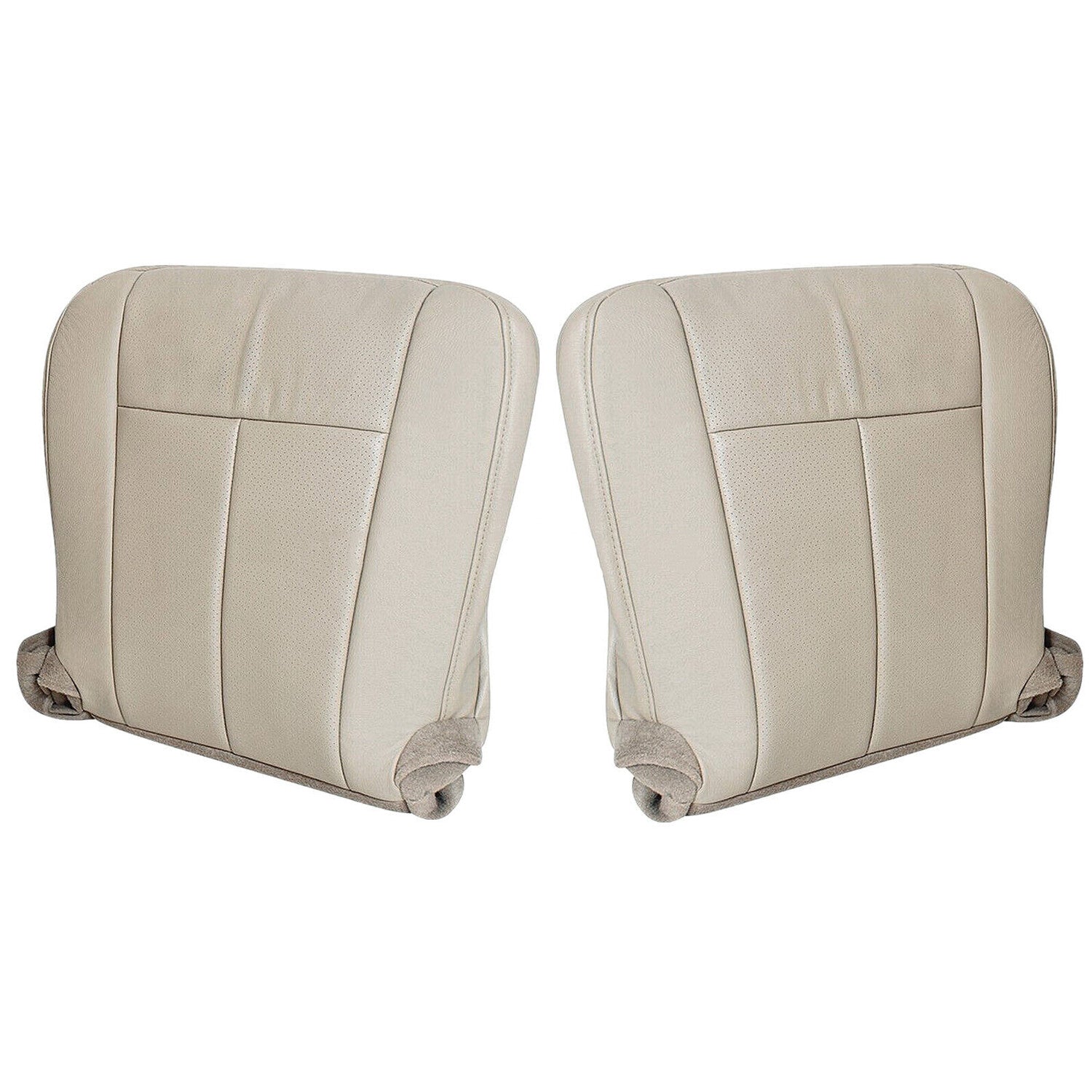 Driver Passenger Leather Bottom Seat Cover Tan for Ford Expedition 2007 2014