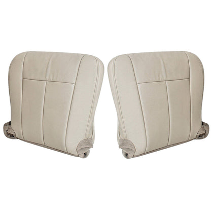 Driver Passenger Leather Bottom Seat Cover Tan for Ford Expedition 2007 2014