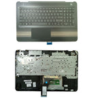 Palmrest For HP Pavilion 15-AU 15-AW Keyboard Non-Backlit Touchpad 856028-001 US