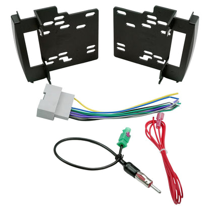 For Dodge for Jeep Double DIN Radio Installation Dash Kit W/Radio Wire Harness