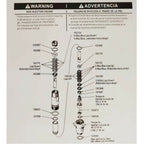 New For Graco 1095 1595 5900 Airless Sprayer 248213 Pump Packing Repair Kit US