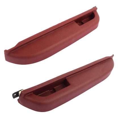 Front LH RH Door Armrest Red 2Pcs for Chevrolet for GMC 1500 2500 3500 90 94