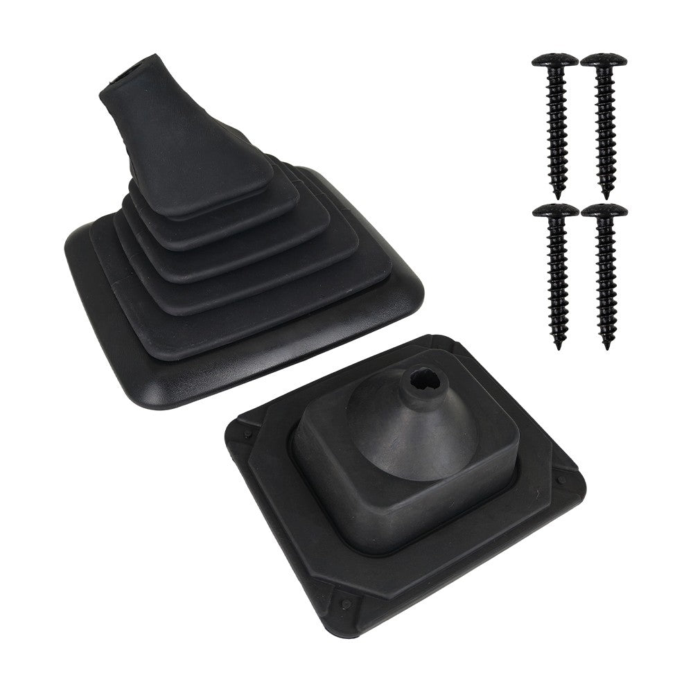F5TZ-7277-BA Shifter Lever Shift Boot Cover Compatible For 1990-1997 Ford F150