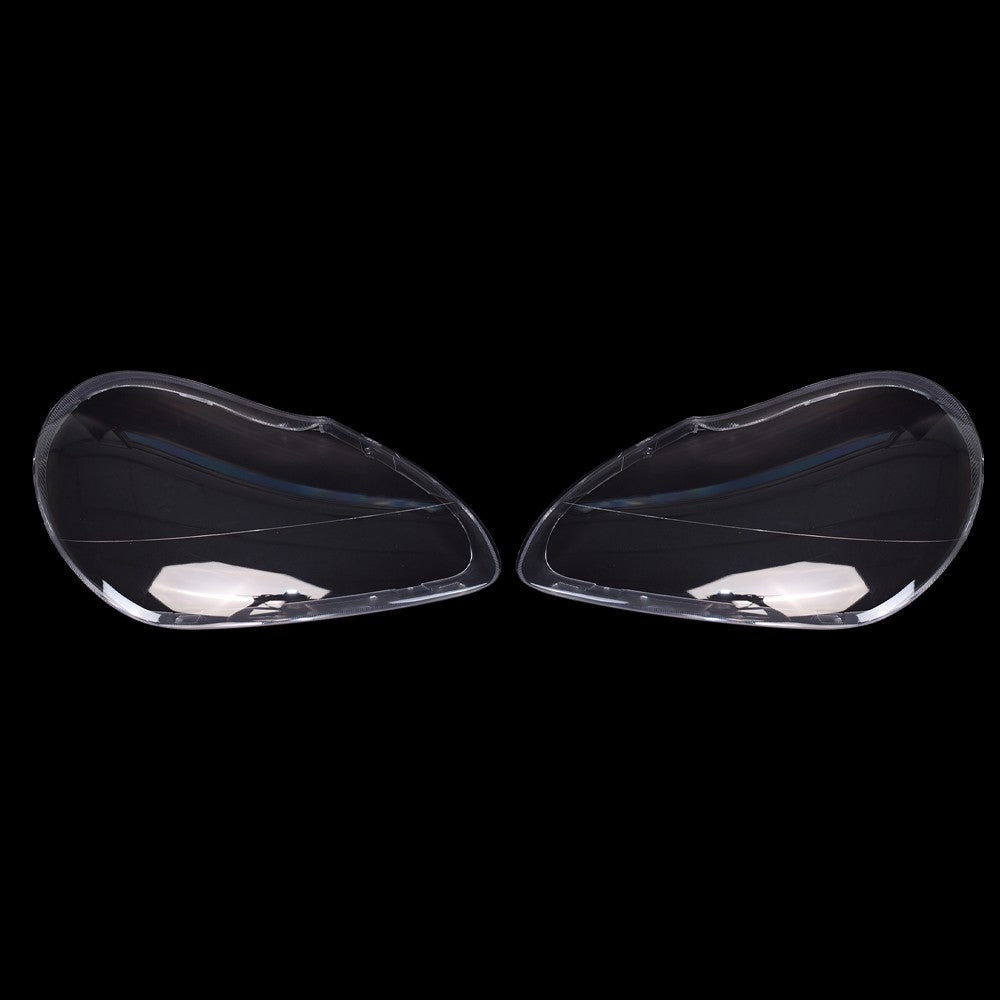 For Porsche Cayenne 2003-2006 2PCS Car Headlight Lens Cover Shell+Glue Clear L+R