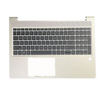For HP Probook 450 455 G9 Palmrest With Backlit US Keyboard Sliver N01933-001 US