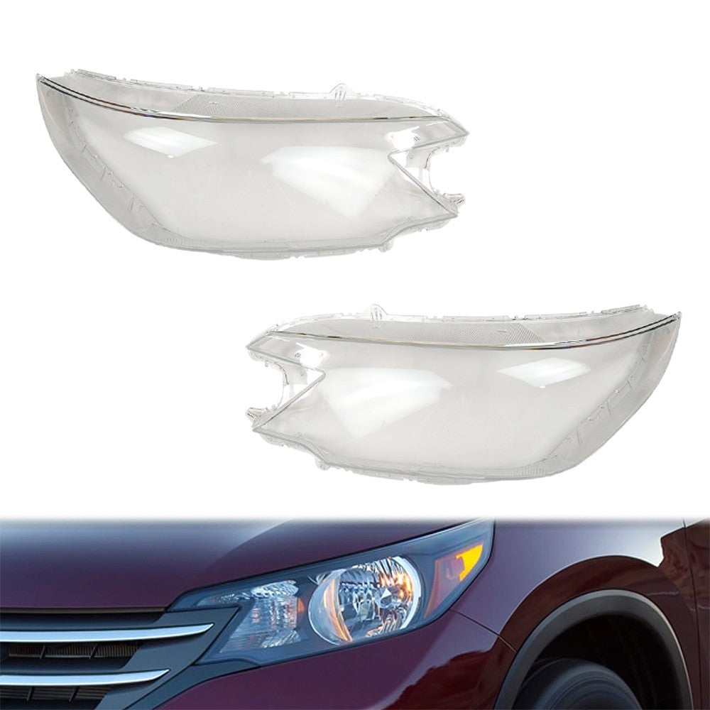 Headlights Headlamps Lampshade Lens Cover For Honda CRV 2012 2013 2014