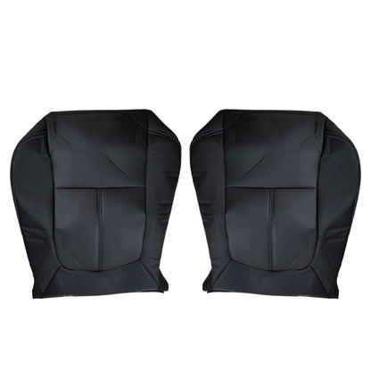 Driver Passenger Bottom Leather Seat Cover For 2011-2016 Ford F250 F350 Lariat