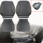 Driver Passenger Bottom&Top Cloth Seat Cover Gray  For 2015-2020 Ford F150 XLT