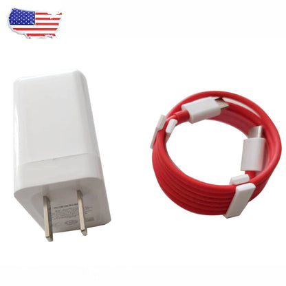 65W Charger Dual Type-C Cable Fits For Oneplus 7 Pro/7T Pro/8 Pro/8T/9 Pro US