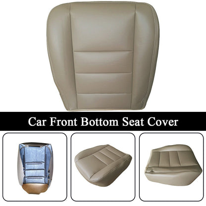 Driver Bottom Leather Seat Cover For 2002 2003 - 2007 Ford F250 F350 F450 Lariat