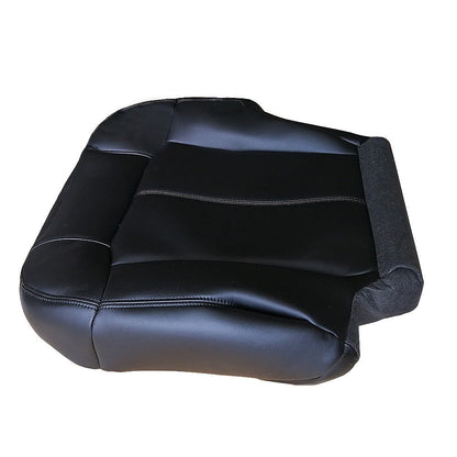 For 1999 2000 - 2002 Chevy Silverado Driver Bottom Leather Seat-Cover dark Gray