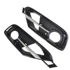 For BMW 3 Series F30 F31 4pcs Front Bumper Fog Light Lamp Grille Covers Trim