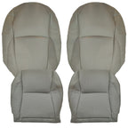 Driver Passenger Bottom & Top Leather Seat Cover Gray For 2007-2012 Lexus ES350