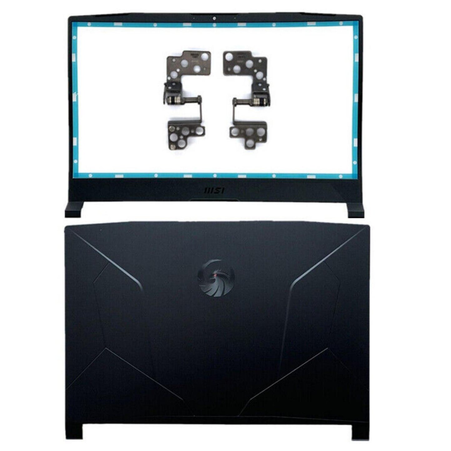 MS1581 MS 1582 Plastic Back Cover Bezel Hinges Black for MSI Katana GF66 11UG