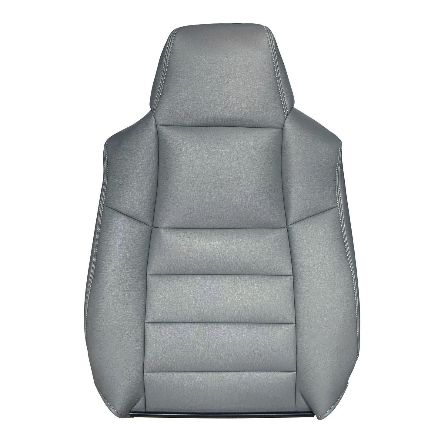 For 2002-2007 Ford F250 F350 Super Duty Driver Side Leather Seat Cover Gray