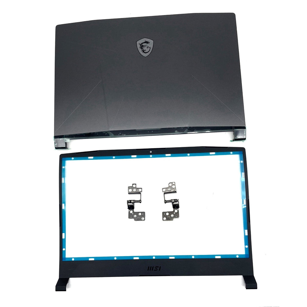 New Back Cover+Bezel Hinges For MSI Pulse GL66 Crosshair 15 MS-1581 Top Case Lid