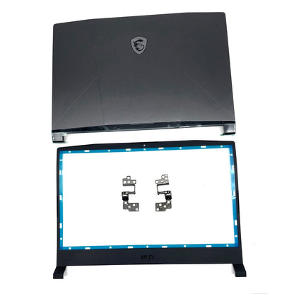New Back Cover+Bezel Hinges For MSI Pulse GL66 Crosshair 15 MS-1581 Top Case Lid