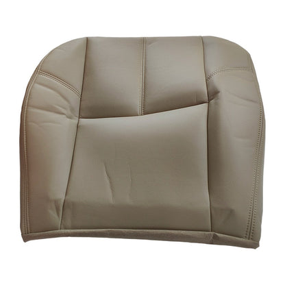 For 2007 2008 - 2012 Chevy Silverado Driver Bottom Leather Seat Cover Tan