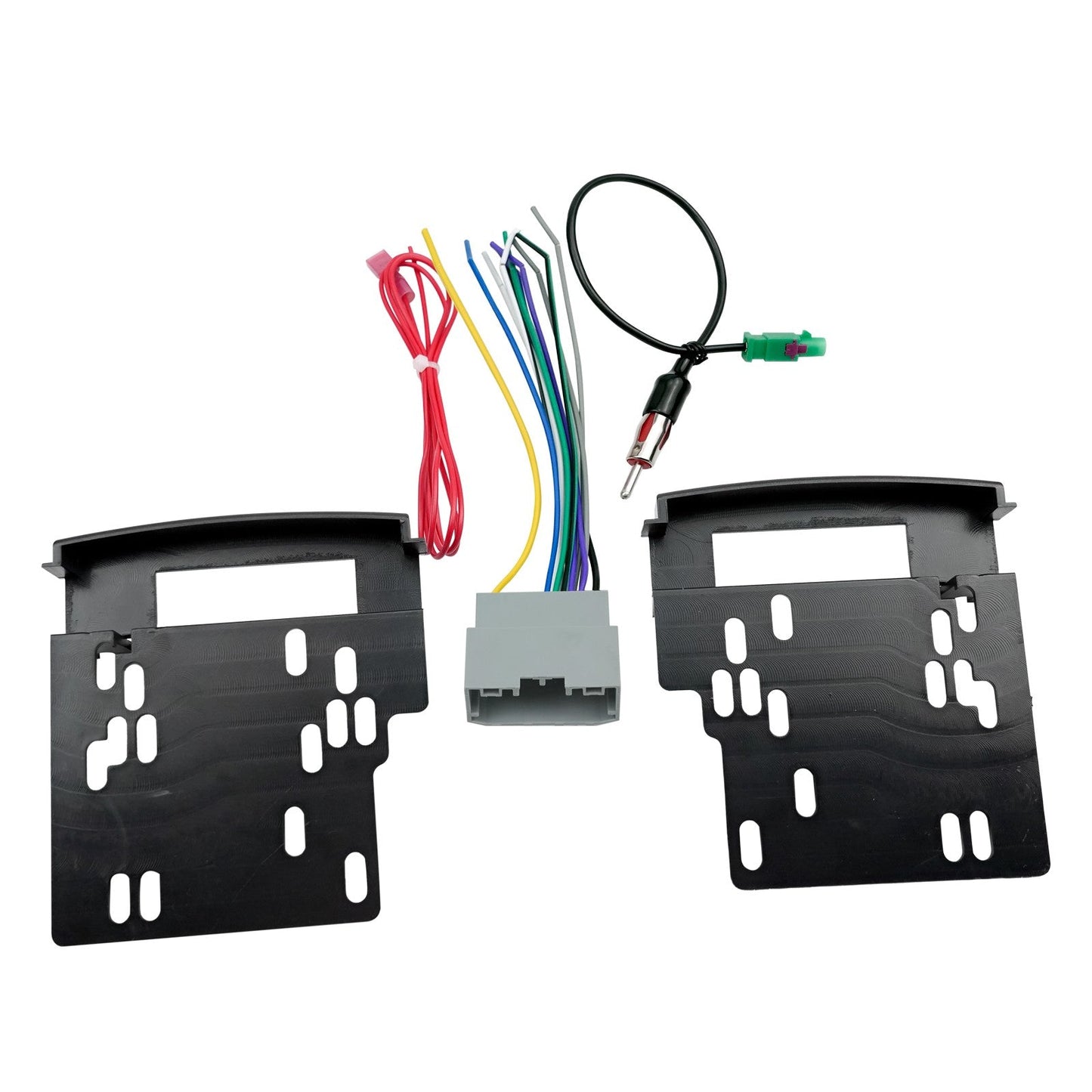 For Dodge for Jeep Double DIN Radio Installation Dash Kit W/Radio Wire Harness