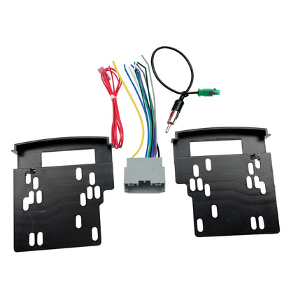 For Dodge for Jeep Double DIN Radio Installation Dash Kit W/Radio Wire Harness