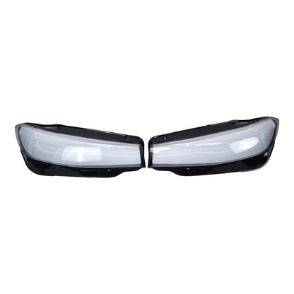 For BMW 3-Series G20 G28 2023-2024 Pair Front Headlight Cover Clear+Sealant Glue