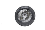 7" Inch Round Clear Lens Diamond Cut Projector Black Chrome Headlights